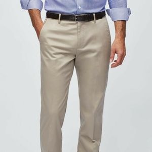 Bonobos Stretch Weekday Warrior Pants Tan 35 x 28 Tailored Fit NWT